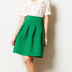 Anthropologie Girls from Savoy ponte bell skirt